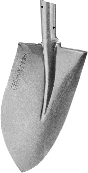 СИБРТЕХ Лопата штыковая, 225х295 мм, углубленная, рессорная сталь, 0,7 кг, без черенка// 61322
