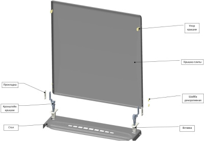 GEFEST 1200.00.0.007 Крышка плиты (БГА)