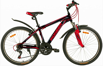 PIONEER CITY 26"/18" black-red-gray