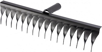 СИБРТЕХ Грабли стальные, 420 мм, 16 витых зубьев, без черенка, Россия,61750