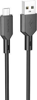 BOROFONE (6974443384482) BX70 USB 2.4A microUSB 1м черный