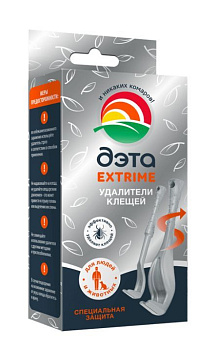 ДЭТА EXTRIME удалитель клещей для людей и животных набор /24