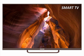 ASANO 43LF7202T FHD SMART TV коричневый безрамочный
