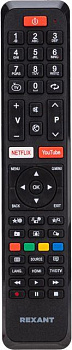 REXANT (38-0013) Пульт универсальный для телевизоров TELEFUNKEN/VESTEL/BEKO черный
