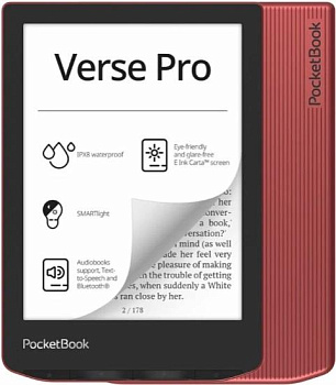 POCKETBOOK 634 Verse Pro Passion Red (PB634-3-WW)