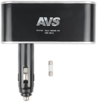 AVS CS312U 12/24 (на 3 выхода+USB)