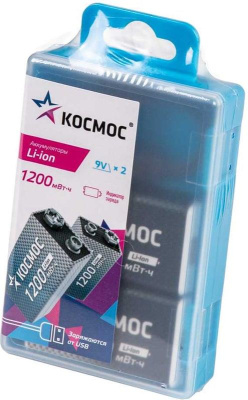 КОСМОС KOCLi9V1200mAh2B - 1 шт в составе упаковки