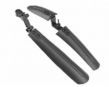 STELS Комплект крыльев 26" XH-B104 пластиковые чёрные в инд. упаковке 610235*LU089215