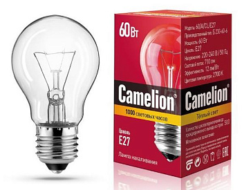 CAMELION (7277) 60/A/CL/E27