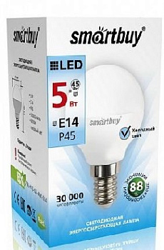 SMARTBUY (SBL-P45-05-40K-E14) 5W/4000/E14