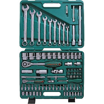 JONNESWAY S04H52482S Набор инструмента универсальный 1/4", 1/2"DR, 82 предмета