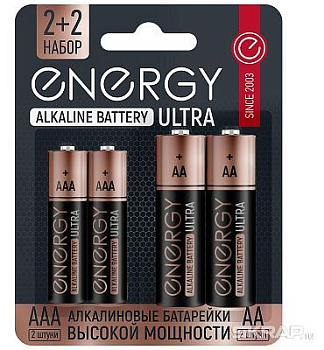 ENERGY Ultra LR6+LR03/4B (АА+ААА) 104981