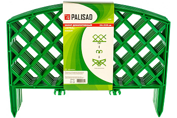 PALISAD Забор декоративный Сетка , 24 х 320 см, зеленый 65006