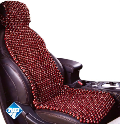 NOVA BRIGHT массажная с подголовником (деревянная, покрытая темным лаком) (128х45см) 47699