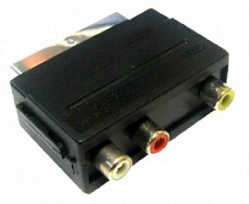 PERFEO (A7007) SCART (21 PIN) вилка "IN" - 3XRCA