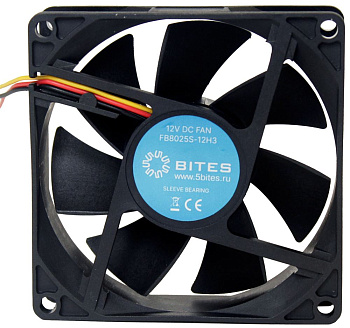 5BITES FB8025S-12H3 80X25 / SLEEVE / 3000RPM / 3P
