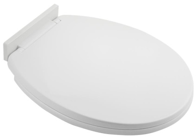 ARTICPLAST P06 Крышка для унитаза белая пластиковая с микролифтом