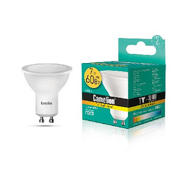 CAMELION (11654) LED7-GU10/830/GU10/7Вт