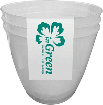 INGREEN IG604111999 горшки для пикирования 3шт., 1,4 л, прозрачный