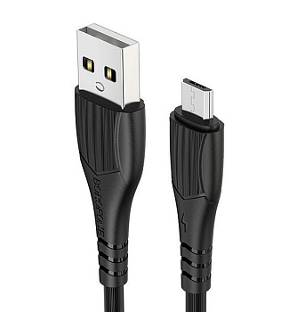 BOROFONE (6931474720870) BX37 USB-microUSB 2.4A 1.0m - черный