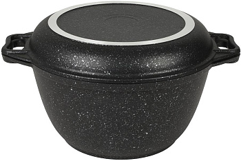 KUKMARA Кмт34а а/пр литой 3,0л кр/сковорода Темный мрамор