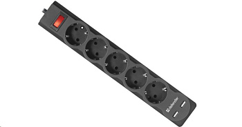 DEFENDER (99751) DFS 751 1.8 м, 5 розеток