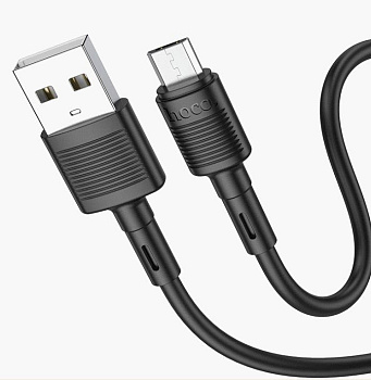 HOCO (6931474770882) X83 Victory MicroUSB (m) 1м черный