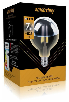 SMARTBUY (SBL-G95ChromeArt-7-30K-E27) 7W/3000/E27