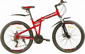 PIONEER SHUTTLE 26"/17" red-black-white
