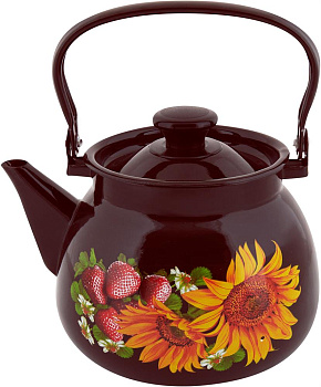 КМЗ 42104-132/6 эмал 3,5л сфер с рис, коричневый