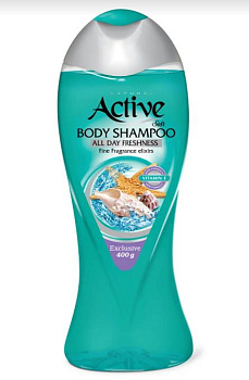 ACTIVE Гель для душа с витамином B5 "Морской" NATURAL, 400 мл. Blue (512302001)