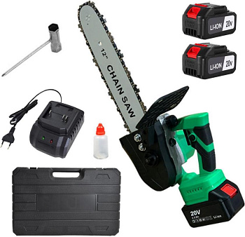 ZITREK GreenSaw 20 PRO (20В, 4 Ач Li-ion аккум. 2шт, ЗУ) 082-1852