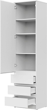НК-МЕБЕЛЬ STERN шкаф-пенал ШКЯ-1 Белый 72678277 (2 кор.)