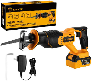 DEKO DKRS20, 20В, 1х4.0Ач 085-1126