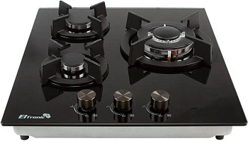 ELTRONIC (33-10) 3 конфорки , черный