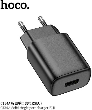 HOCO (6942007621298) C134A 1USB 2.4A H , Black