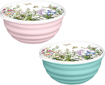 HOMVER Latina Цветущий луг 2,1л с крышкой с декором (микс) 223111790/00