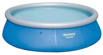 BESTWAY 57289 Бассейн с надувным бортом (полный комплект), 457х122см, 13807л