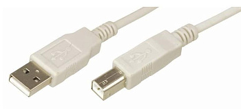 REXANT (18-1104) КАБЕЛЬ USB (ШТ. USB B - ШТ. USB A) 1.8 МЕТРА, СЕРЫЙ