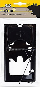 NADZOR Крысоловка металлическая , 16,2*8,8 см, в упаковке с хедером, MOUSE2