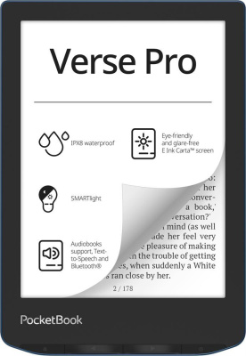 POCKETBOOK 634 Verse Pro Azure (PB634-A-WW)