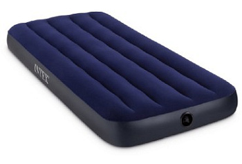 INTEX Матрас надувной CLASSIC DOWNY AIRBED FIBER-TECH 76x191x25 см (в коробке) Арт. 64756