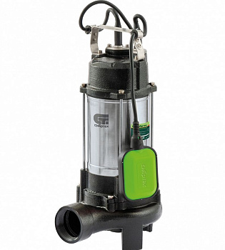 СИБРТЕХ Фекальный насос СФН1100-Н, 1100 Вт, напор 10 м, 18000 л/ч, нож 99804