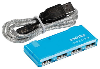 SMARTBUY (SBHA-6110-B) 4 порта синий