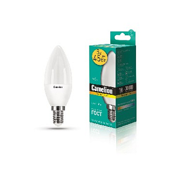 CAMELION (12031) LED5-C35/830/E14/5Вт/3000K