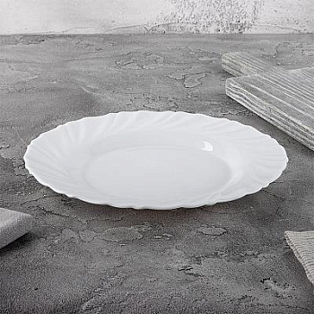 MALLONY Тарелка столовая Culinaria, диаметр: 22,5 см из опалового стекла (107075)