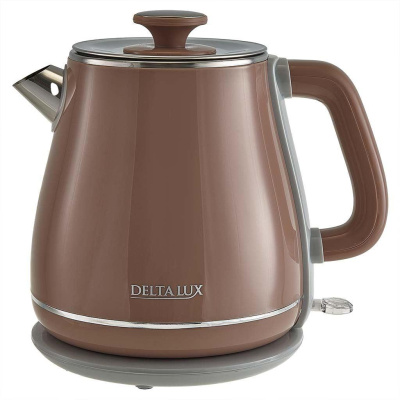 DELTA LUX DE-1019 brown (1,8 л, металл/пластик)