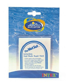 INTEX Аксессуары для бассейнов. Набор для ремонта надувных изделий. Заплатки 6 шт. . Арт. 59631NP