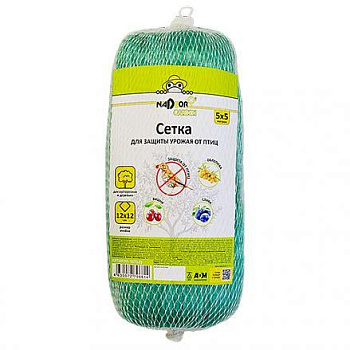 NADZOR Сетка для защиты урожая от птиц (12*12мм), 5*5м. Garden SET123