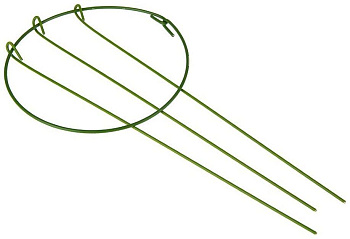 INBLOOM Поддержка для растений d14см, h28см, металл 32х15х4 154-056